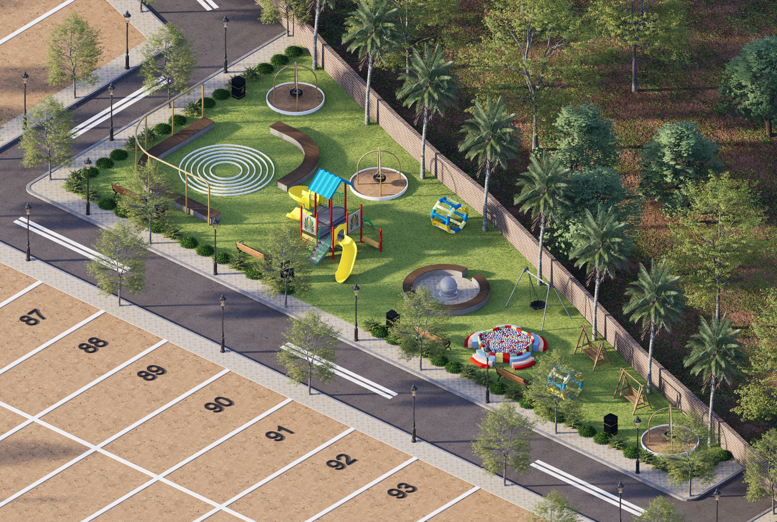 outdoor landscape architecture concept Indore