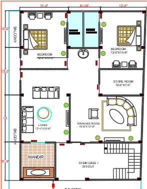 residential blueprint concept Indore MP