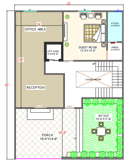 contemporary villa facade architecture Indore