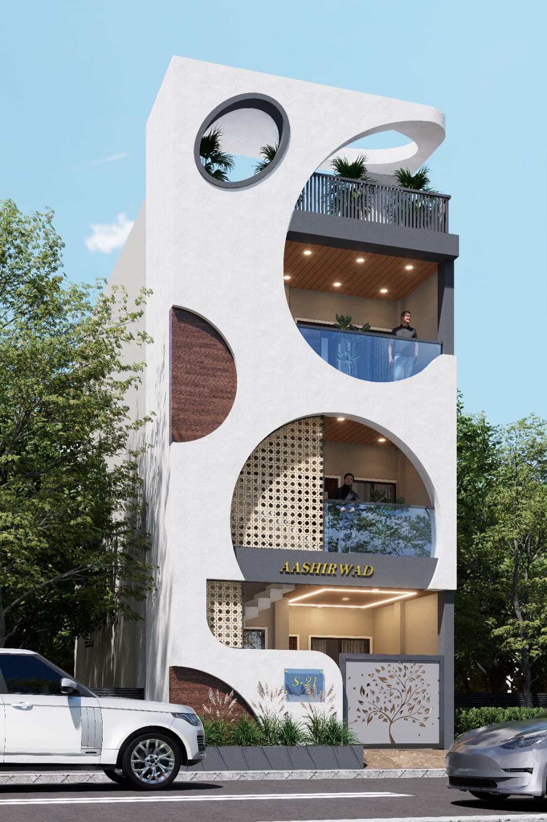 architectural home facade concept Indore